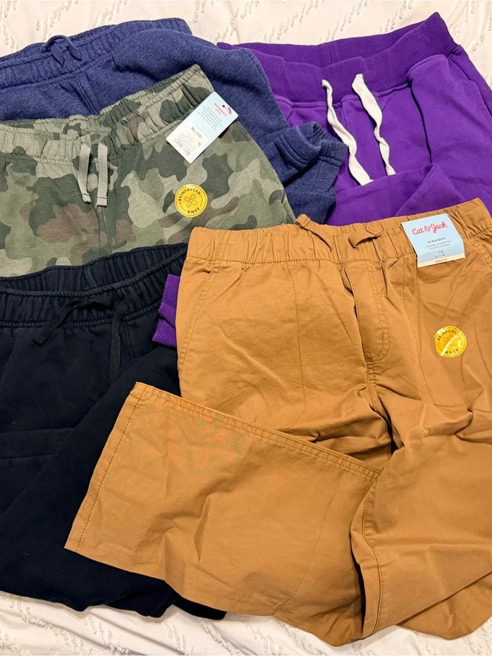 Cat & Jack bundle of pants for boys XL